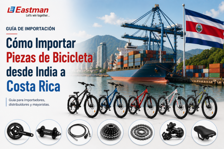 Cómo Importar Piezas de Bicicleta desde India a Costa Rica