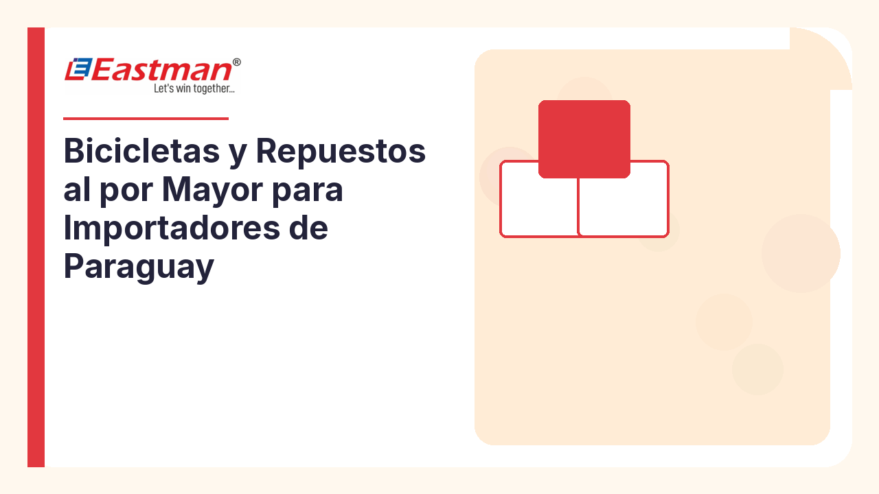 Bicicletas y Repuestos al por Mayor para Importadores de Paraguay