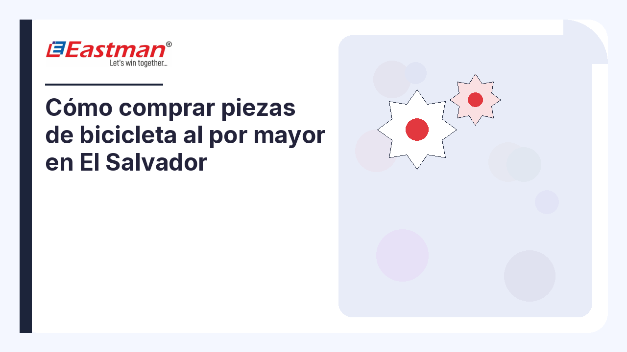 Cómo comprar piezas de bicicleta al por mayor en El Salvador