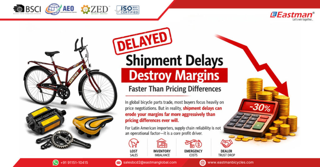 Shipment Delays Destroy Margins Faster Than Pricing Differences.