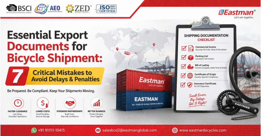 Essential Export Documents for Bicycle Shipments (Avoid Delays & Penalties)